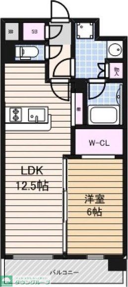 名古屋市西区栄生のマンションの間取り