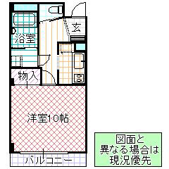 リバーサイド村山の間取り