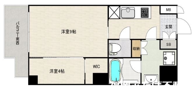 寿町マンションの間取り