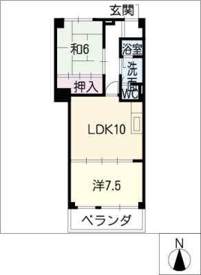 ラ　ベルサンテの間取り