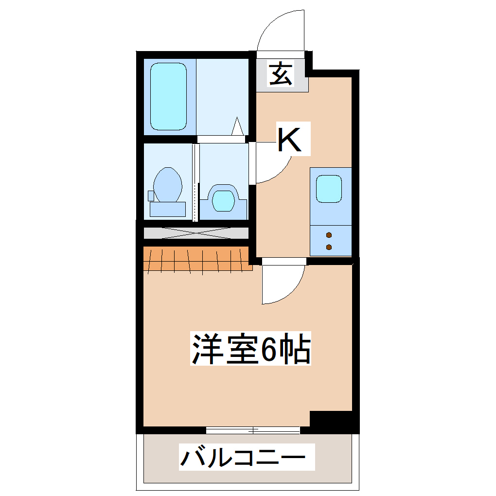 ユーフォリア長町南の間取り