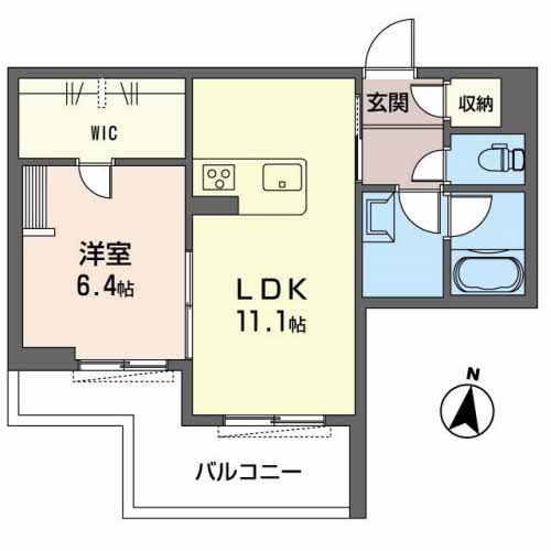 シャーメゾンFUJIMOTO　IIの間取り