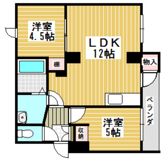 スカイレジデンスの間取り