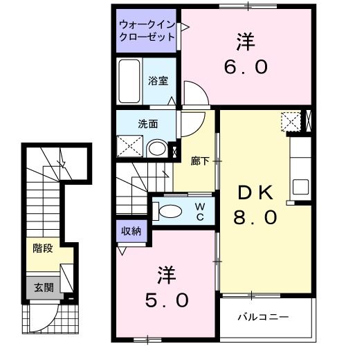 【ブロンクス　Ｂの間取り】