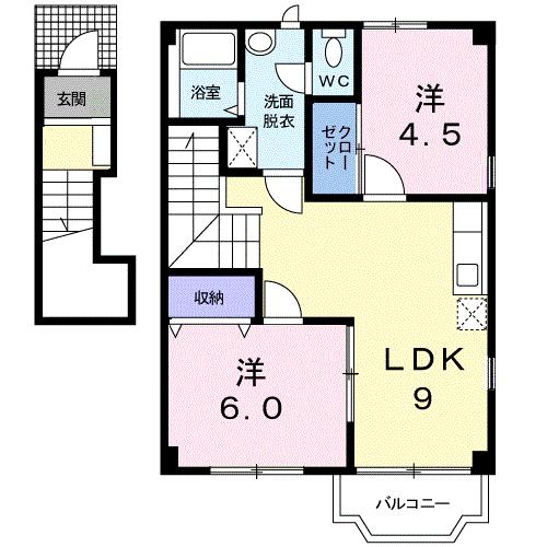 エトワール福の間取り