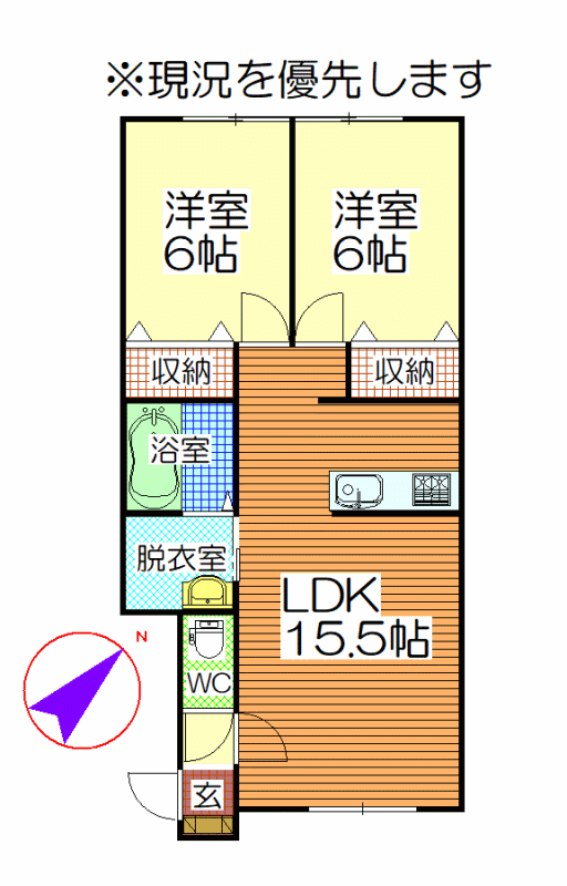 CLAIRE 11の間取り