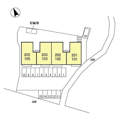 【高崎市根小屋町のアパートのその他】