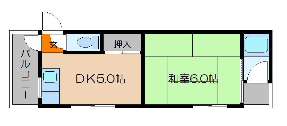 ヤングマンションの間取り