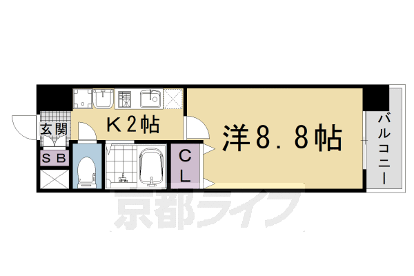 KDXレジデンス西大路の間取り写真