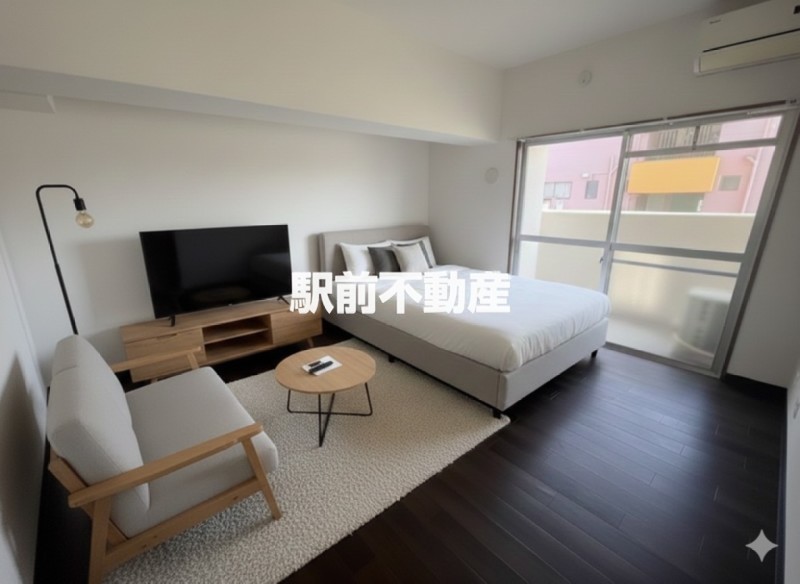 居室・リビング　ＡＩステージング画像です