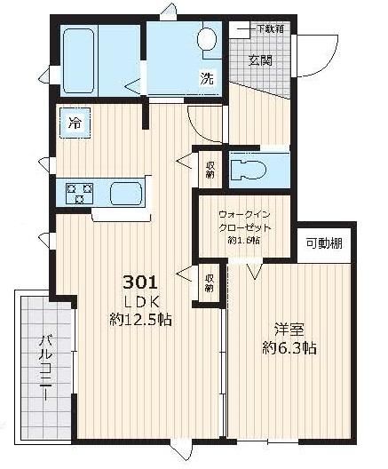 ｍａｉｓｏｎ　ｄｅ　ＦＬＥＵＲIIIの間取り