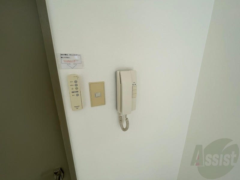 セキュリティ　インターホンで来客確認ができます。安心ですね。