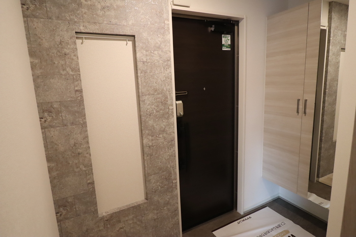 玄関　シューズボックス付き玄関です！