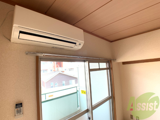 その他設備　エアコンが設置されているので、入居日から利用できます。