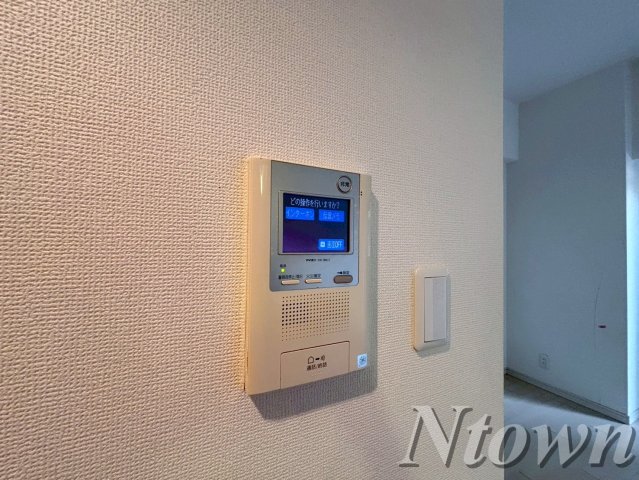 セキュリティ　モニター付きインターホンです