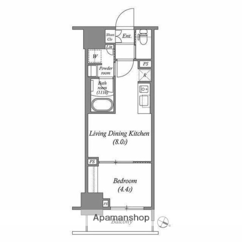 ACP Residence 浅草の間取り写真