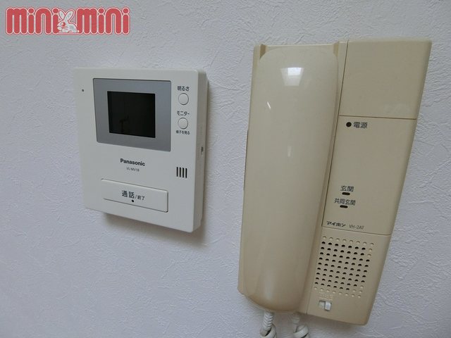 セキュリティ　モニターホン付きは安心ですね