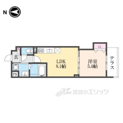 ラモーナ諸福3の間取り写真