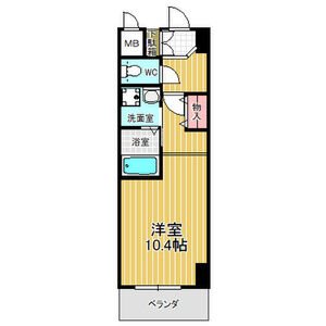 地下鉄鶴舞線 大須観音駅 徒歩10分 14階建 築20年の間取り写真