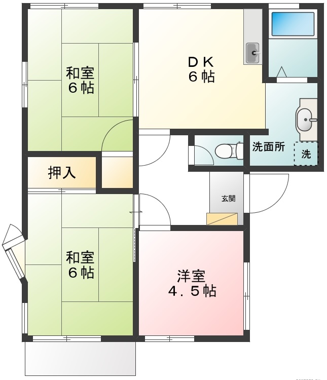 フレグランス秋留台の間取り