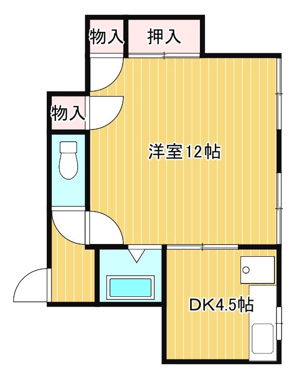 シャンブルピーヌの間取り