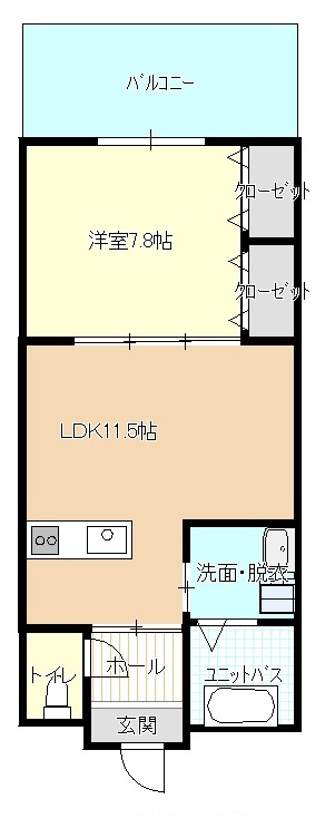 エスポワール長野の間取り