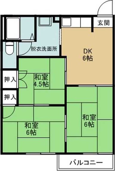 フォーブル吉岡の間取り