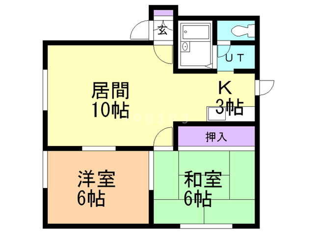 アーバン緑ケ丘の間取り