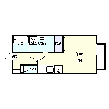 ダイナミックマンションIIの間取り