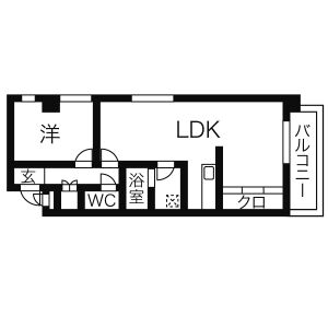 グランドール藤ヶ丘東の間取り