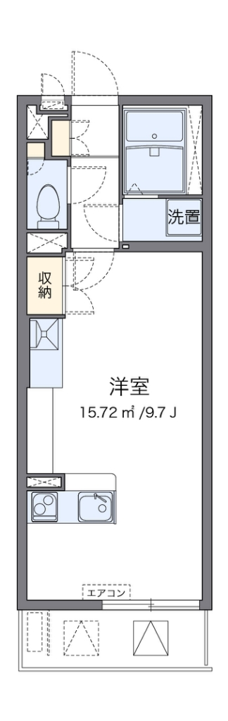 堺市堺区緑町のマンションの間取り