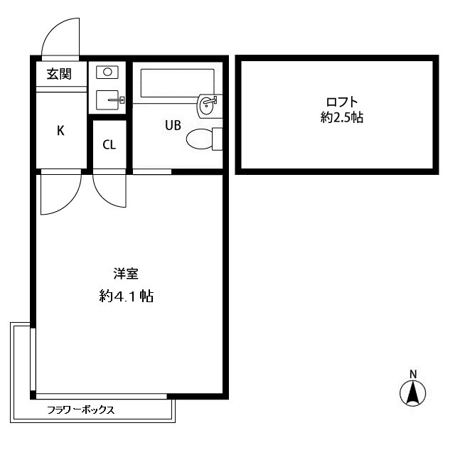 ライフピア久米川の間取り