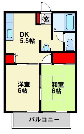 ディアス白石の間取り