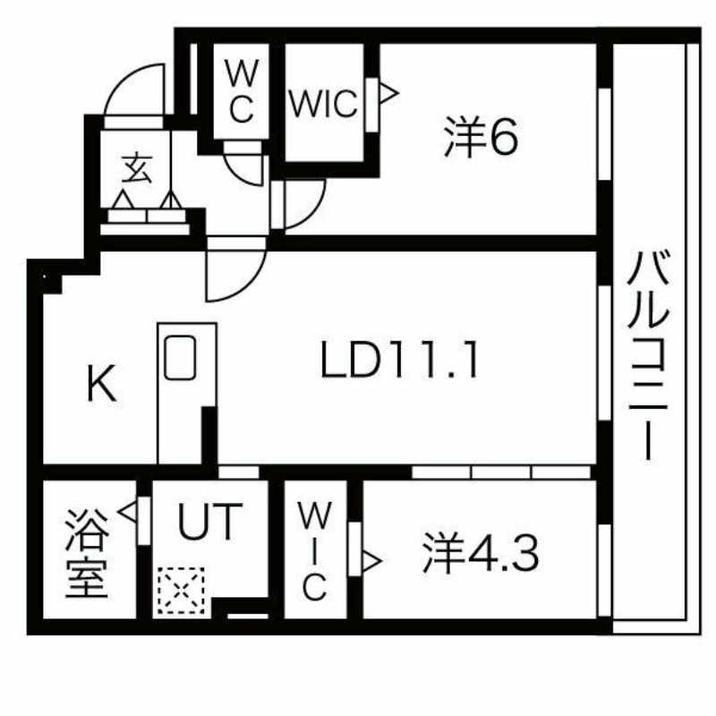 Court　Tiaraの間取り