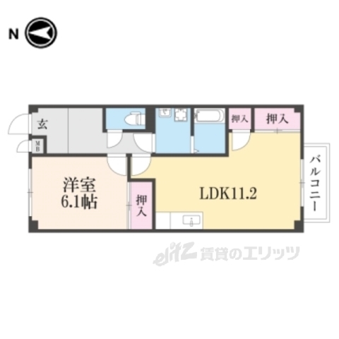 クレストビレッジ３の間取り