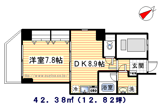 エストグランドゥールの間取り