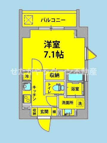 世田谷区世田谷のマンションの間取り