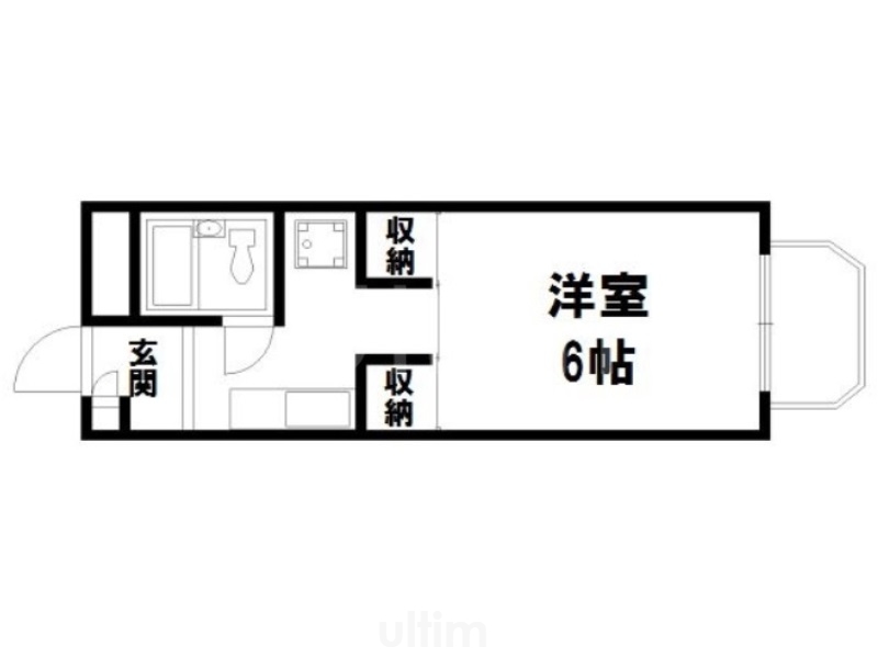 アイリス衣笠の間取り