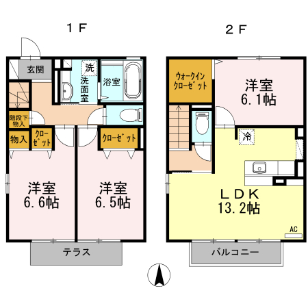 ※プレステージＫの間取り