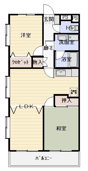 グランクールIの間取り