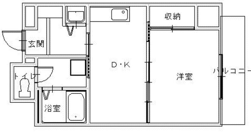 長崎市葉山のマンションの間取り