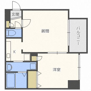 フォレスト円山の間取り