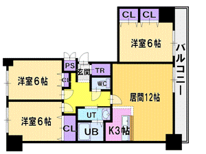 ウッドワーク新札幌の間取り