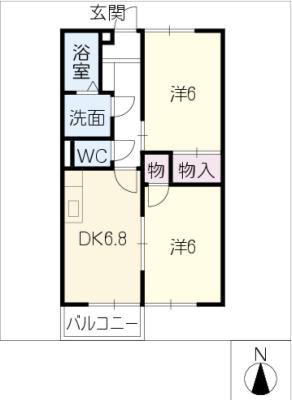 メゾンドゥ・スタシオンの間取り