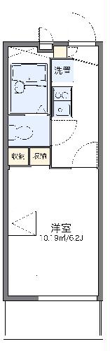 【レオパレスアルカイックの間取り】