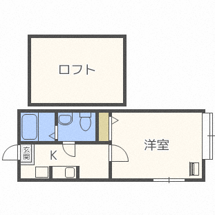 札幌市中央区南十四条西のアパートの間取り