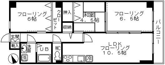 レインパレス高円寺の間取り