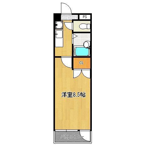 コンドミニアム穴生駅前の間取り