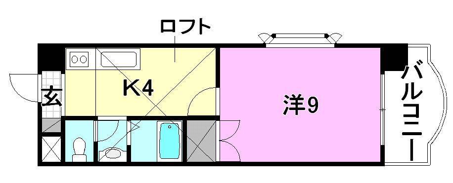 ロイヤルアネックス宮西の間取り