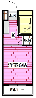 安芸郡海田町昭和中町のマンションの間取り